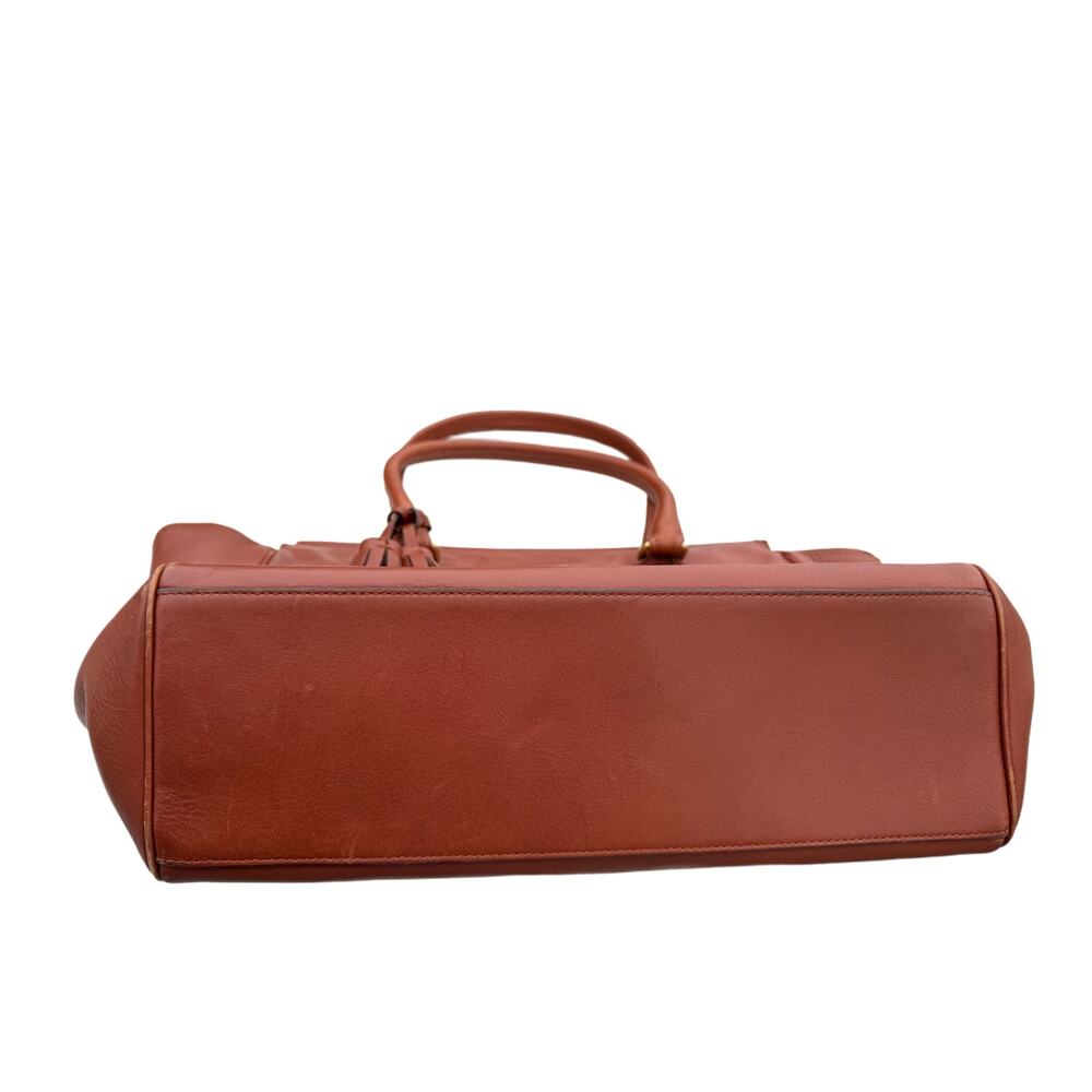 Coach bag with zipper and tassel in Carmel brown - Picture 5 of 5